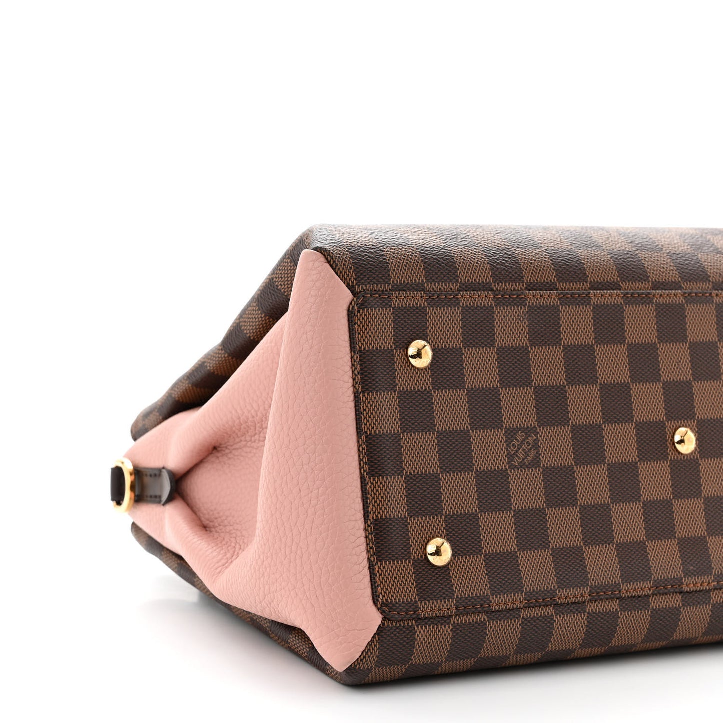 Cuir Taurillon Damier Ebene Normandy Magnolia