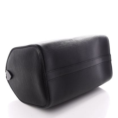 Louis Vuitton Epi Speedy 25 Black 3 of 8