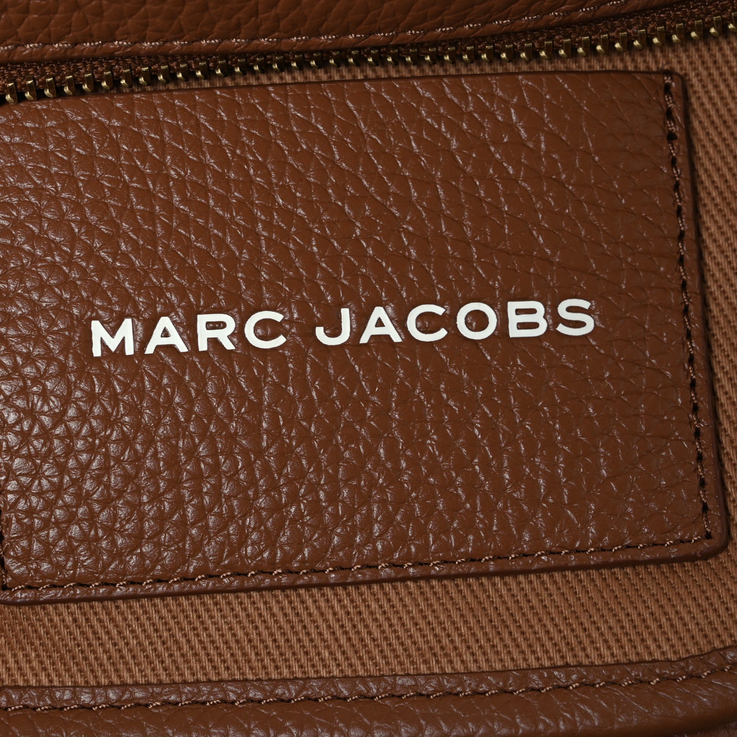 Grained Calfskin Small The Tote Bag Argan Oil