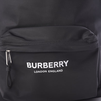Burberry Nylon Logo Print Backpack Black 9 of 9