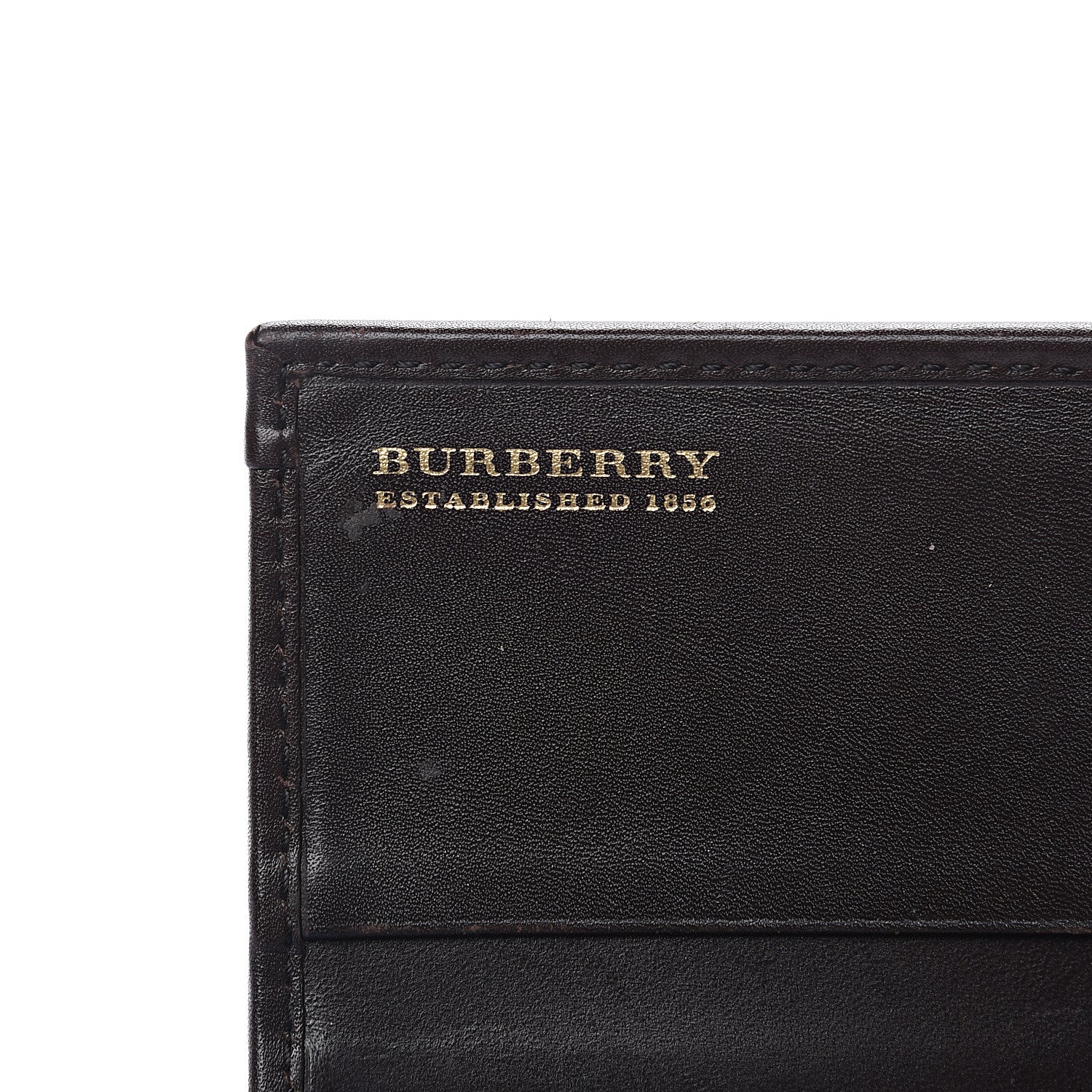 Burberry Haymarket Check Continental Wallet Chocolate 6 of 14