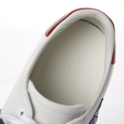 Gucci X DISNEY Calfskin Web Three Little Pigs Embroidered Womens Ace Sneakers 37.5 White Red Green 5 of 7