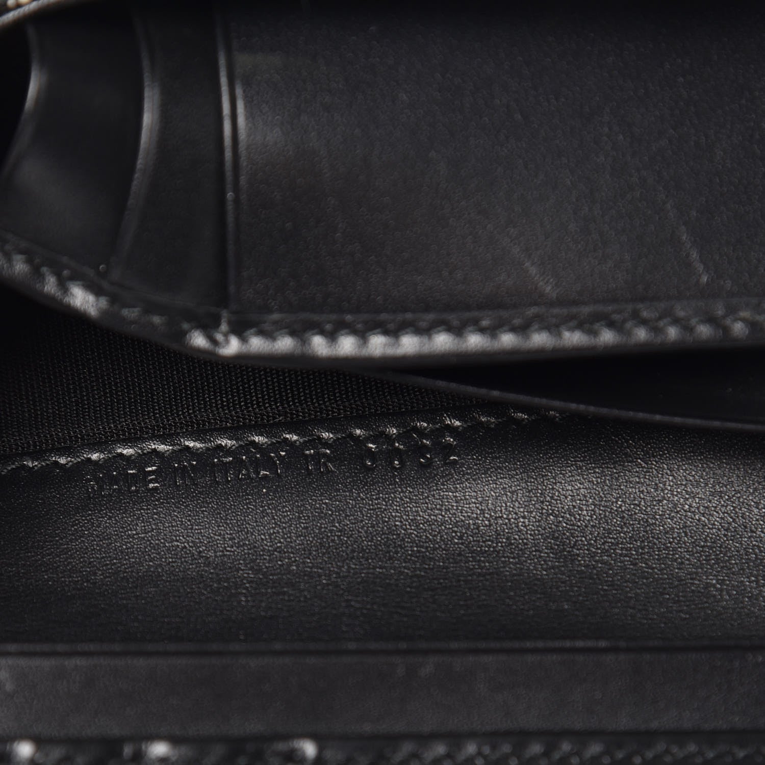 Christian Dior Monogram Dior Saddle Wallet Black 7 of 8