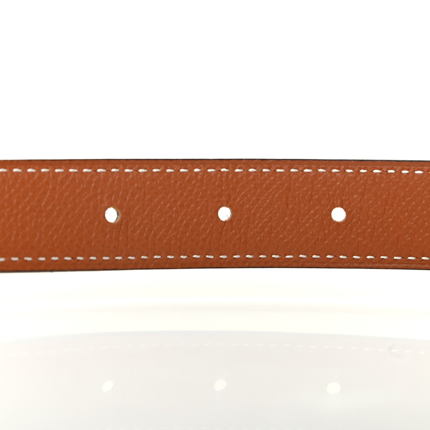 Hermes Epsom Swift Belt 70 Gold Black 3 of 5