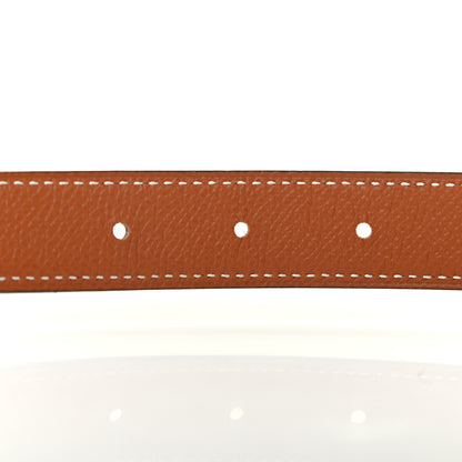 Hermes Epsom Swift Belt 70 Gold Black 3 of 5