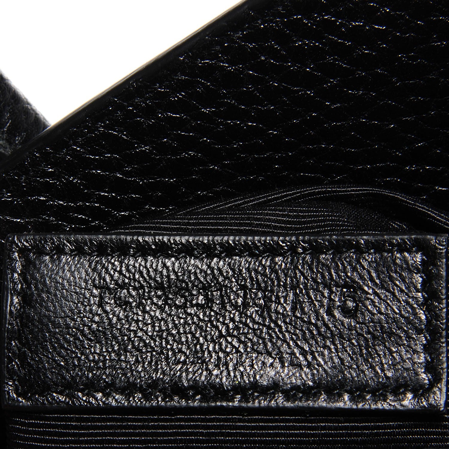 Saint Laurent Grained Calfskin Small Sac De Jour Black 7 of 7