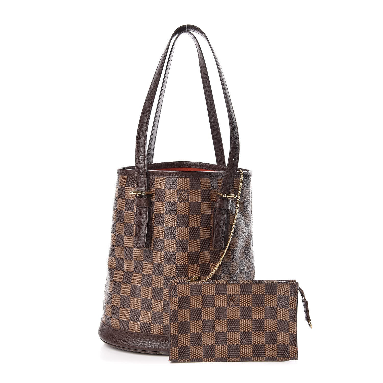 Louis Vuitton Damier Ebene Marais Bucket 23 1 of 10