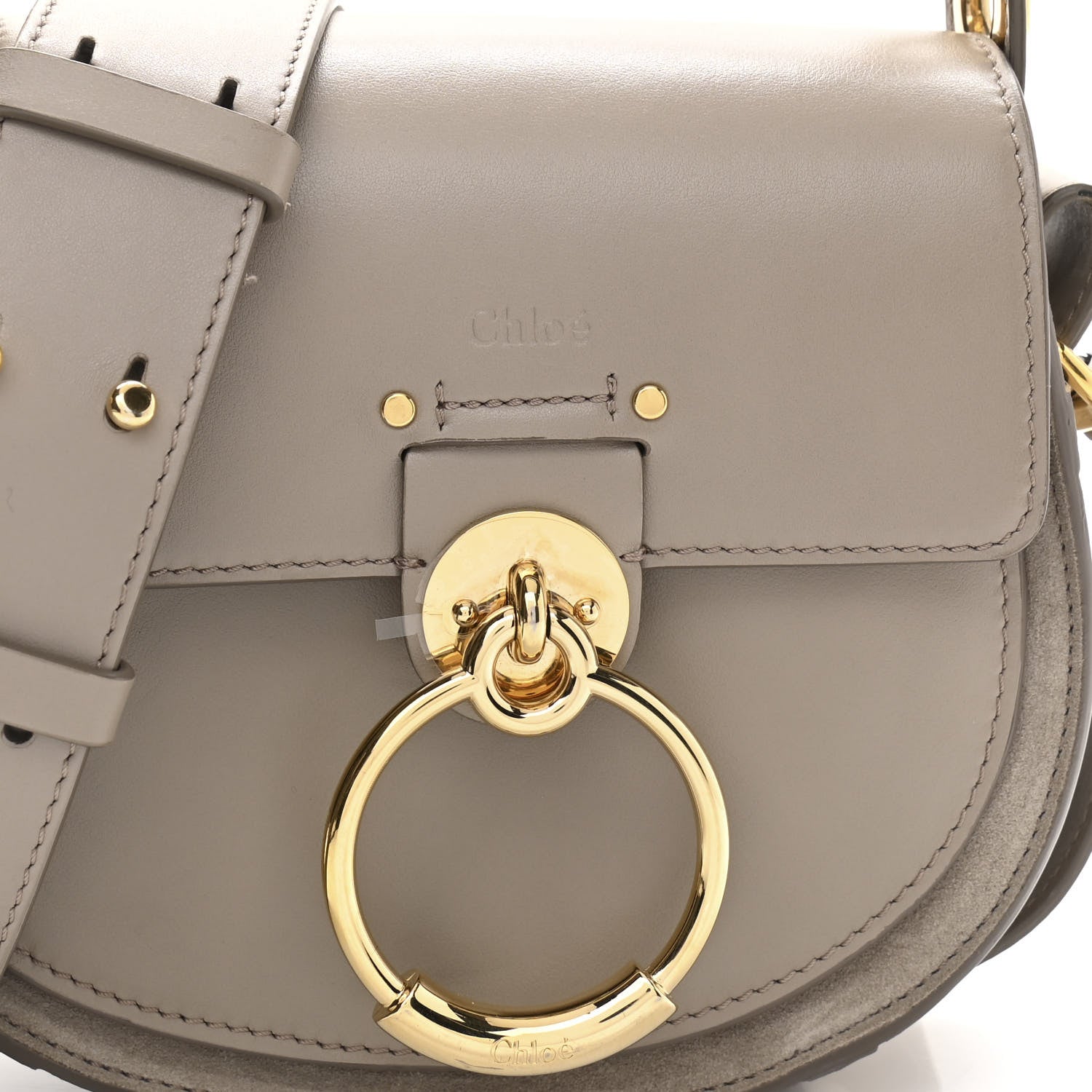 Chloe Calfskin Small Tess Bag Motty Grey 8 of 12