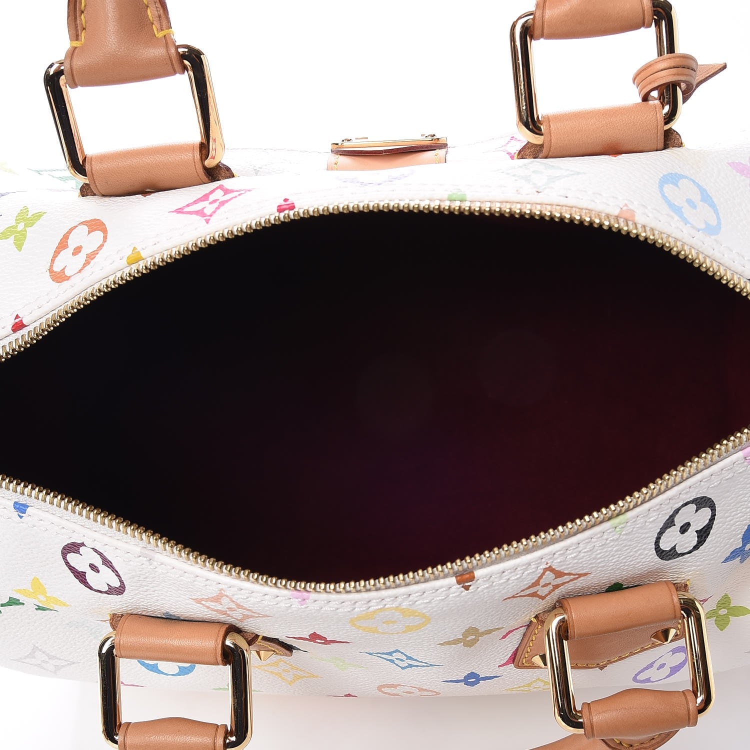 Louis Vuitton Monogram Multicolor Speedy 30 White 5 of 11