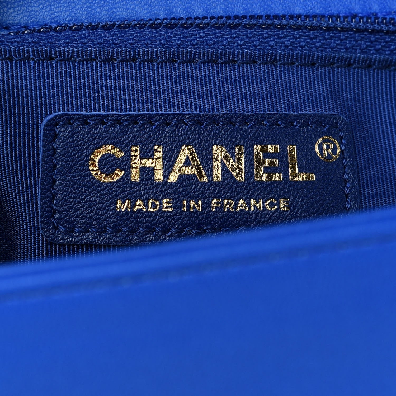 Chanel Lambskin Quilted New Medium Boy Flap Blue 5 of 8
