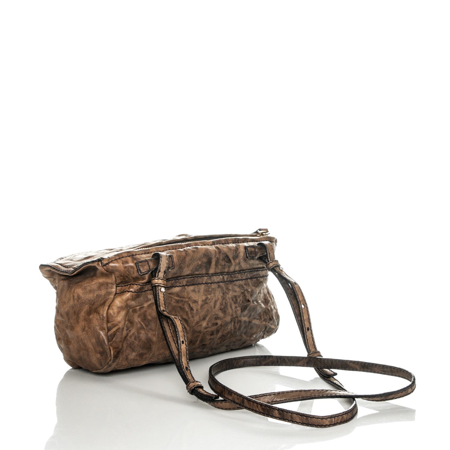 Givenchy Tumbled Sheepskin Mini Pandora Brown 3 of 7