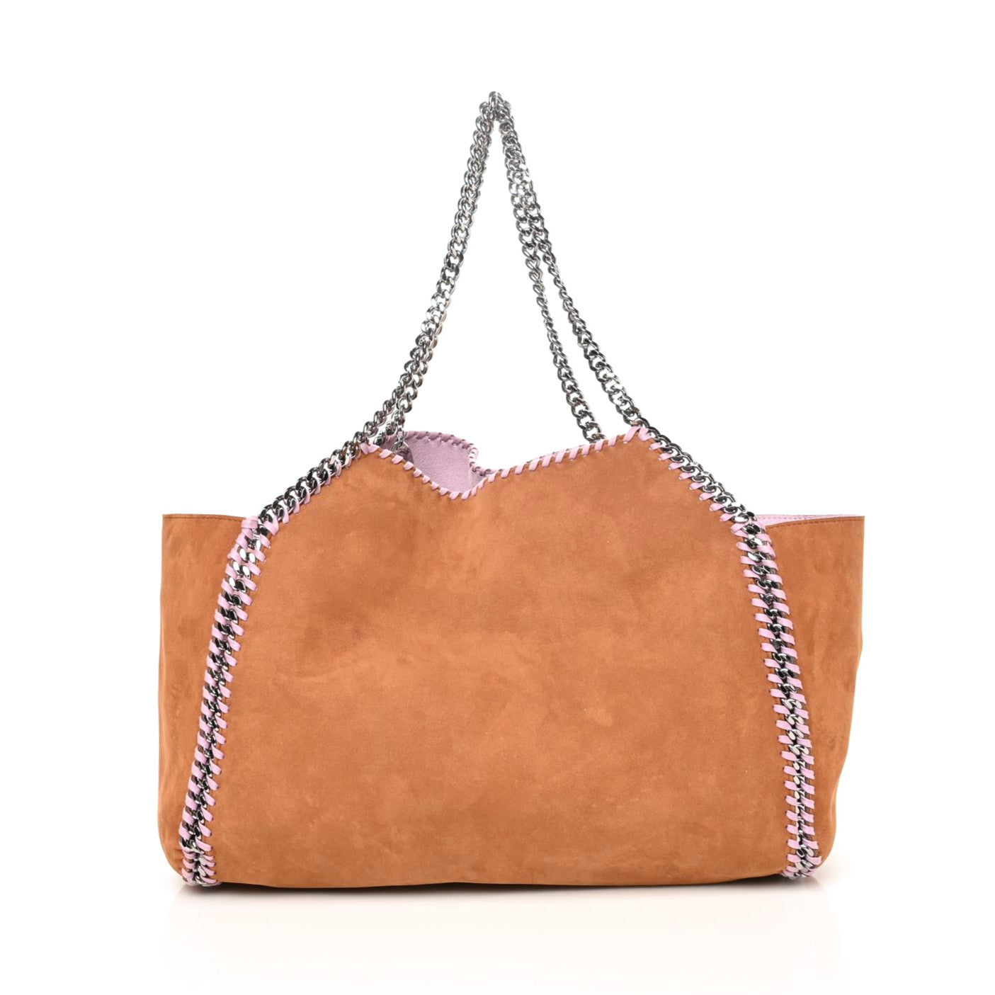 Shaggy Deer Falabella Reversible Tote Brown Pink