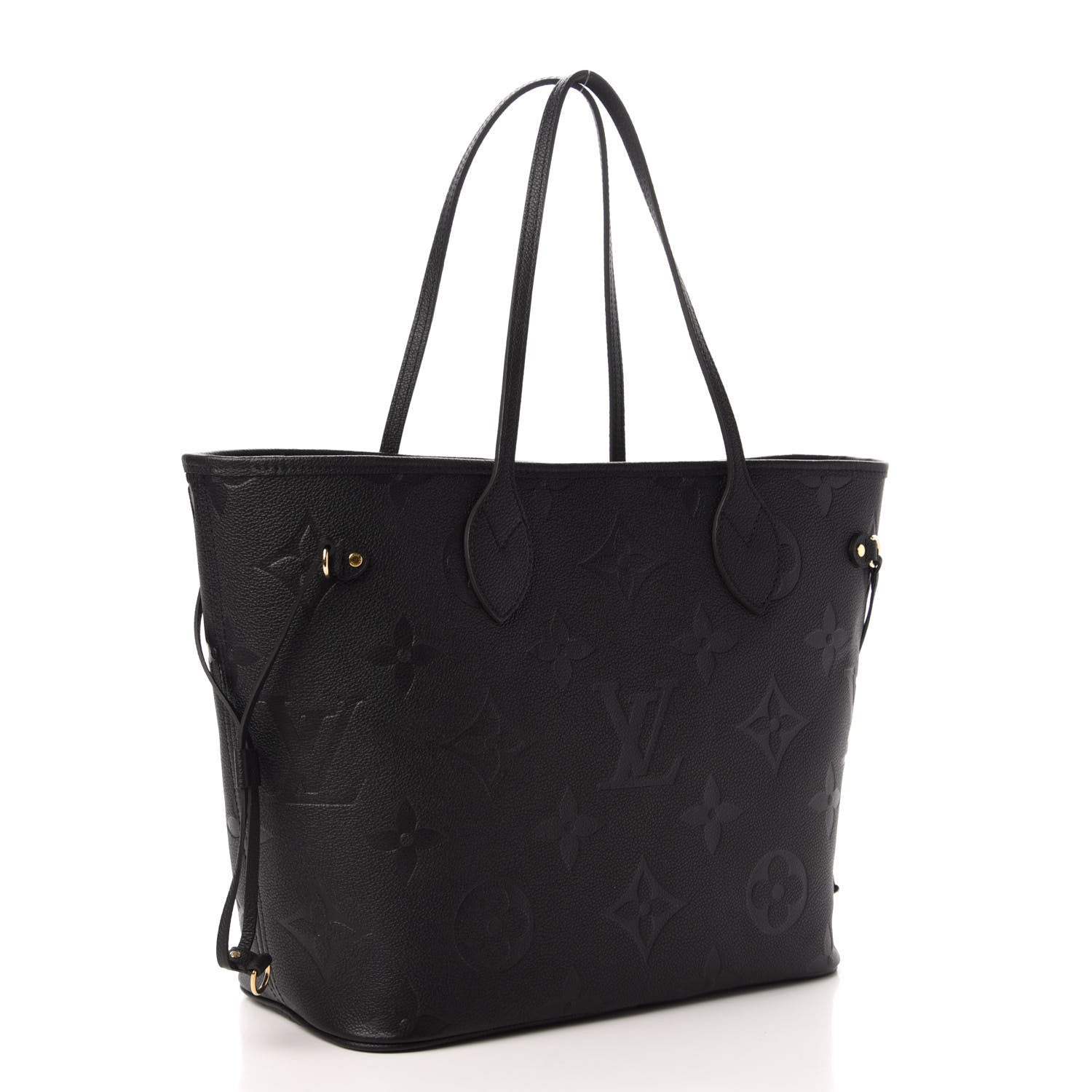 Louis Vuitton Empreinte Monogram Giant Neverfull MM Black 3 of 8