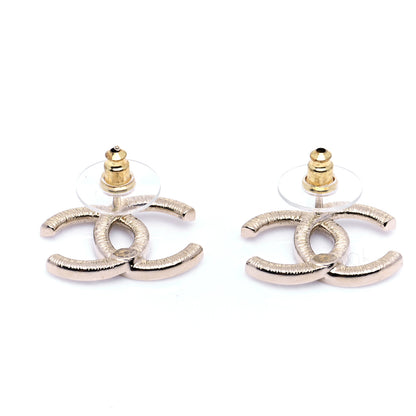 Chanel Crystal Large CC Earrings Gold 3 of 6