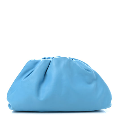 Bottega Veneta Smooth Butter Calf The Pouch Oversized Clutch Sky Blue 1 of 9