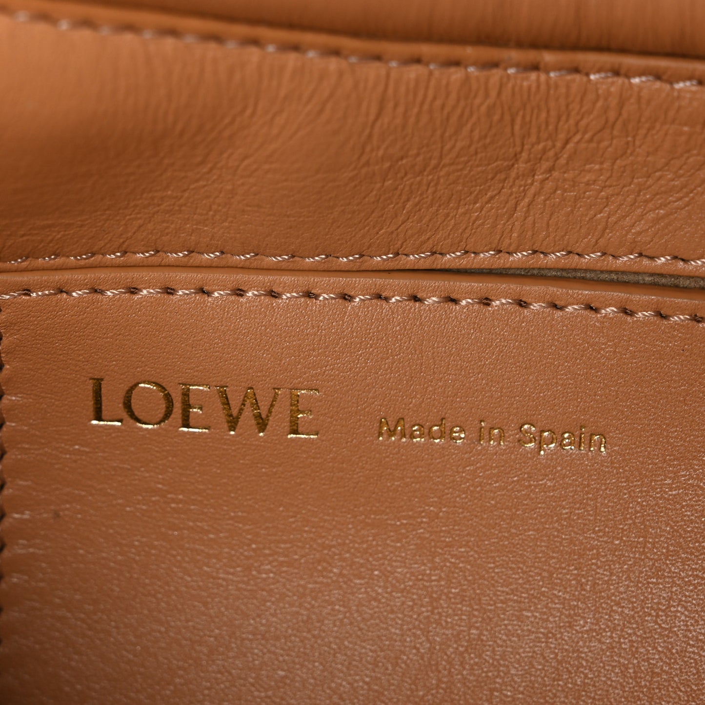 Shiny Nappa Calfskin Paseo Satchel Warm Desert