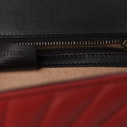 Gucci Calfskin Bamboo Trapuntata Queen Margaret Top Handle Bag Blue Agata Hibiscus Red Mystic White Sugar Pink 7 of 13