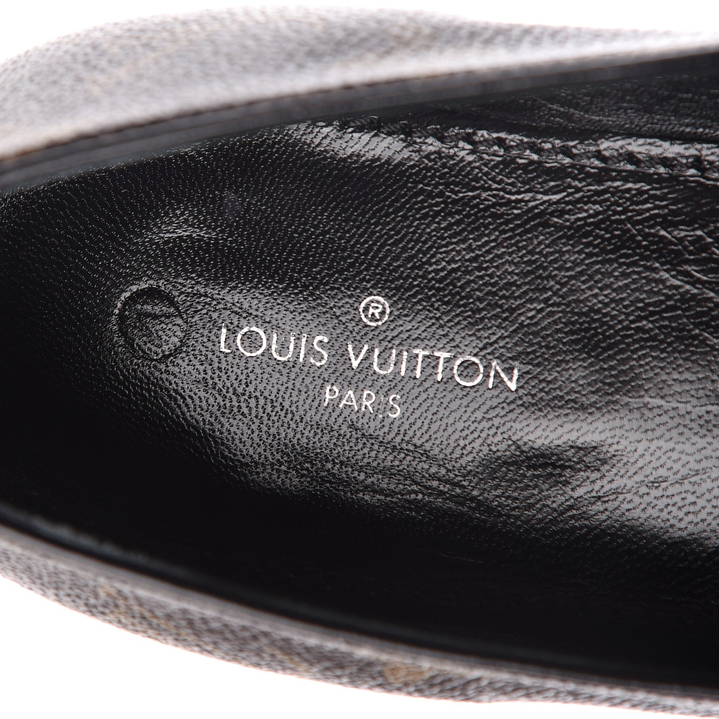 Monogram Upper Case Flat Loafer 38