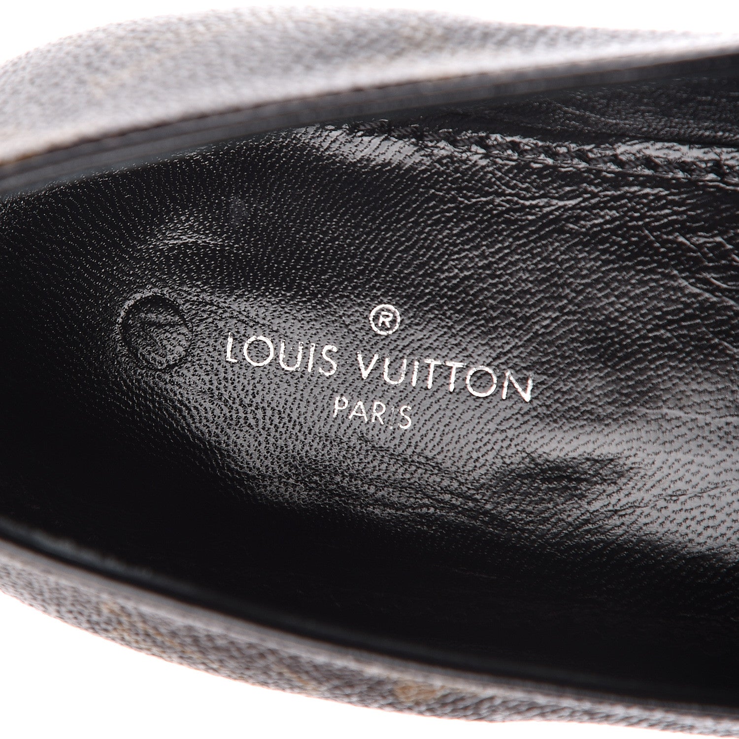 Louis Vuitton Monogram Upper Case Flat Loafer 38 6 of 9