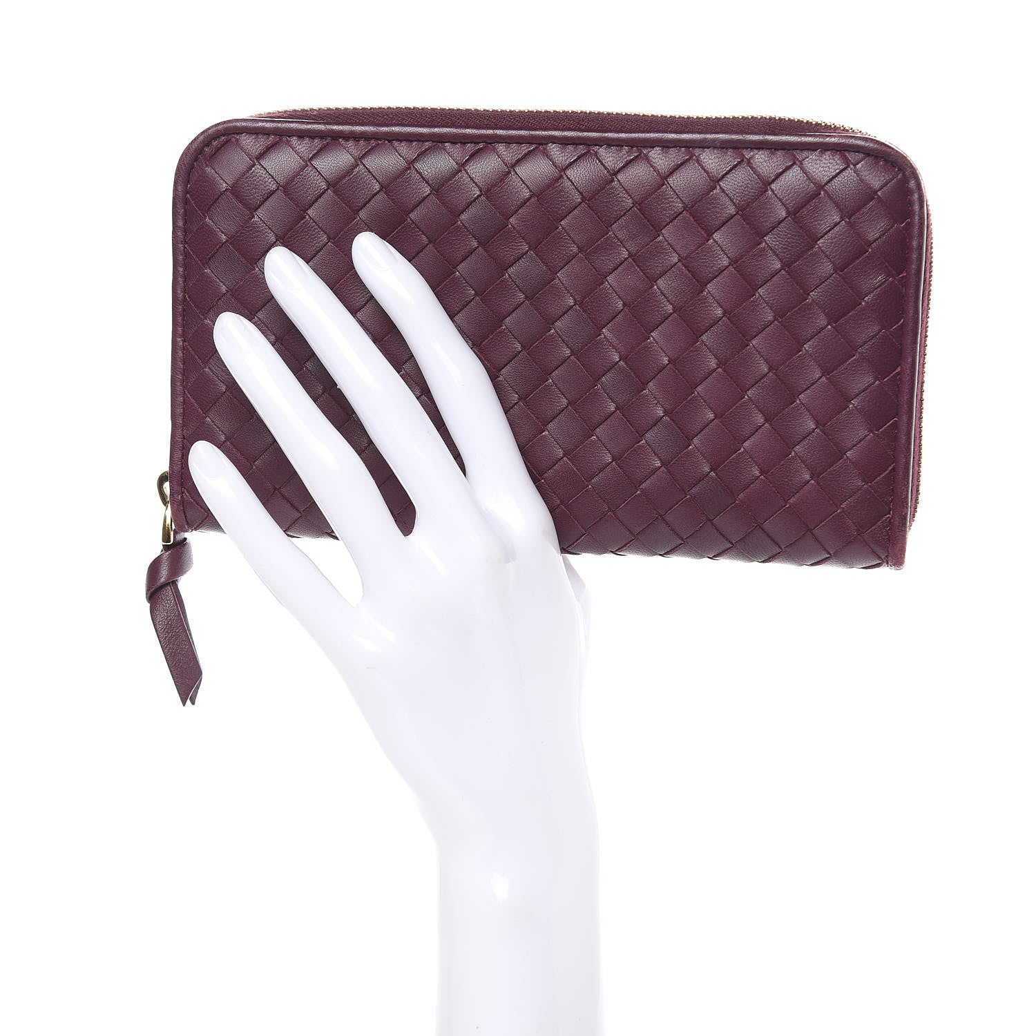 Bottega Veneta Nappa Intrecciato Zip Around Wallet Opera 2 of 13