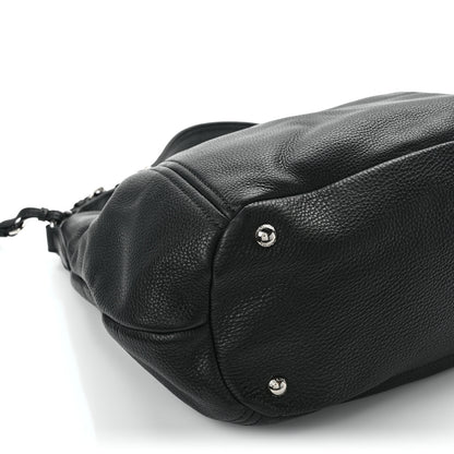 Prada Vitello Phenix Hobo Black 11 of 12