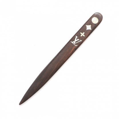 Louis Vuitton Mahogany Wood MOP Letter Opener VIP 1 of 5