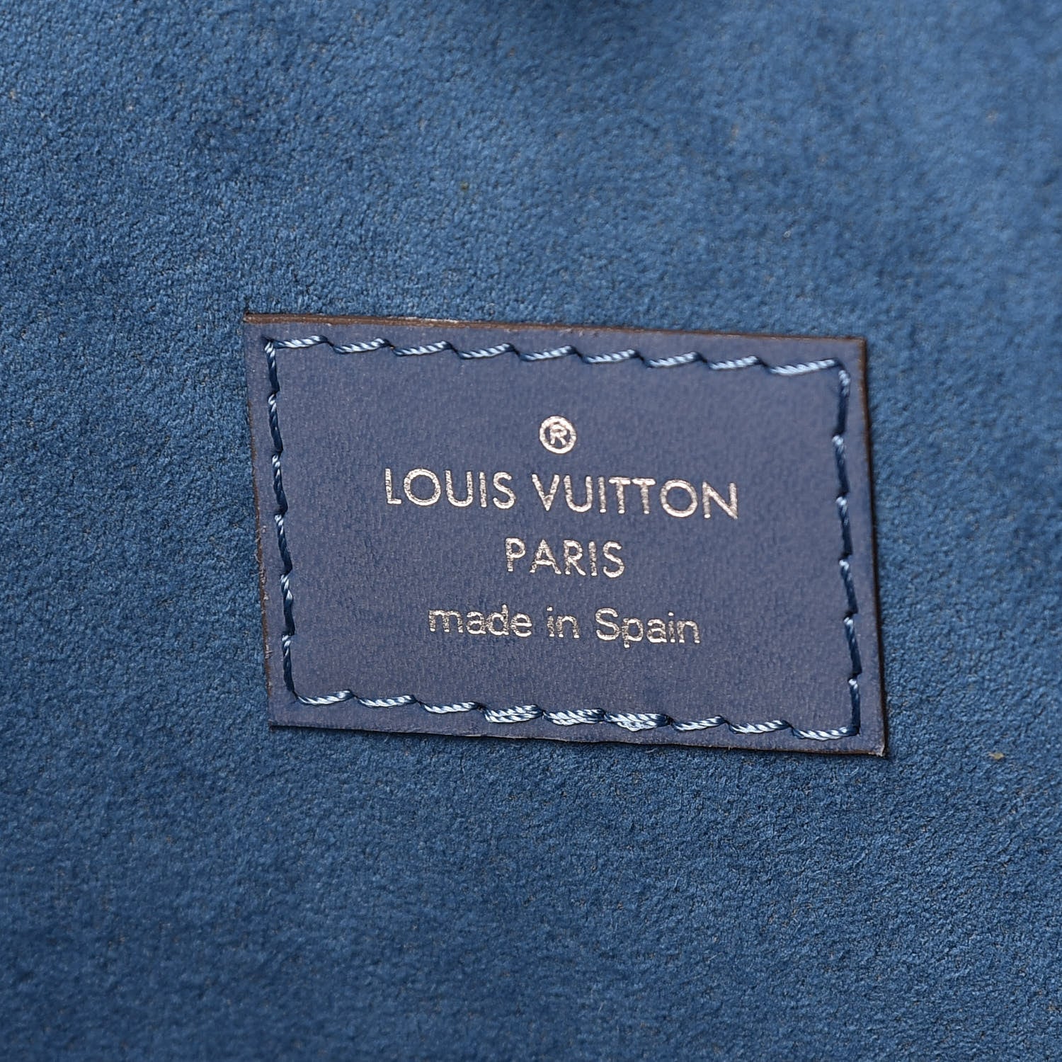 Louis Vuitton Epi Neverfull MM Saphir 7 of 12