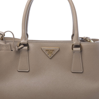 Prada Saffiano Lux Medium Tote Visone 8 of 10