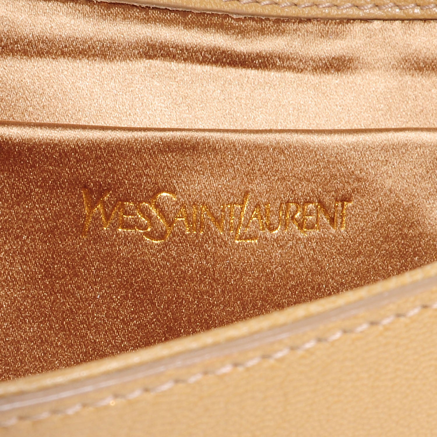 Saint Laurent Chevre Small Belle de Jour Clutch Beige 6 of 8