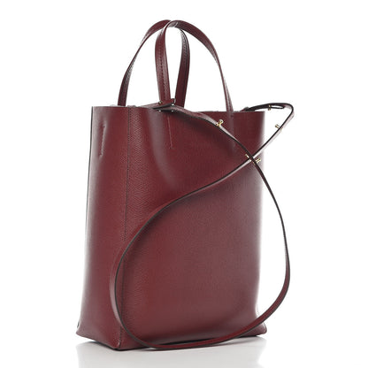 Celine Grained Calfskin Small Vertical Cabas Light Burgundy 3 of 8