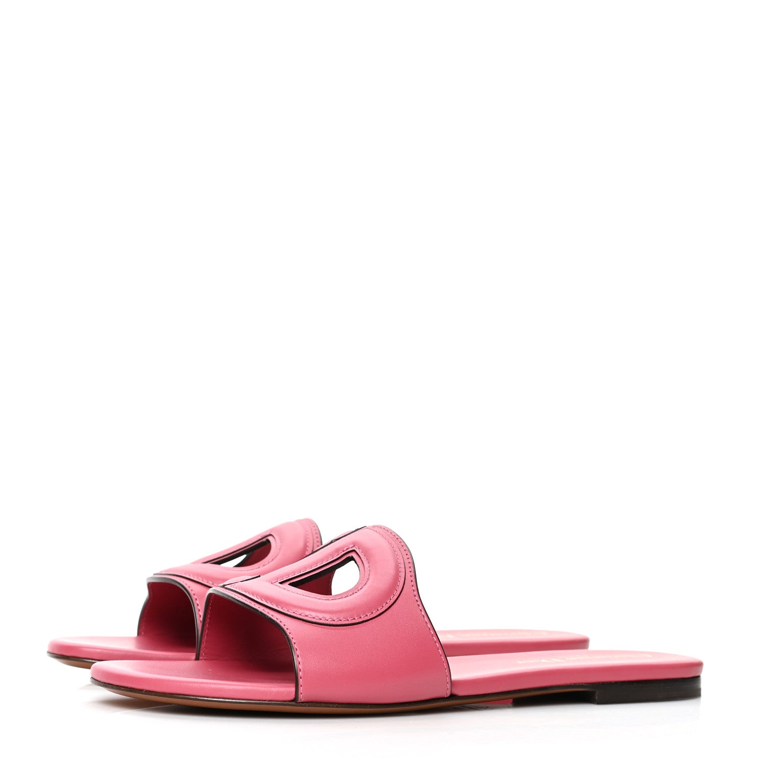 Christian Dior Calfskin D-Club Mule Sandal 37.5 Strawberry 3 of 8