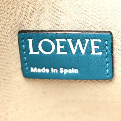 Loewe Calfskin T Pouch Lagoon Blue 6 of 10