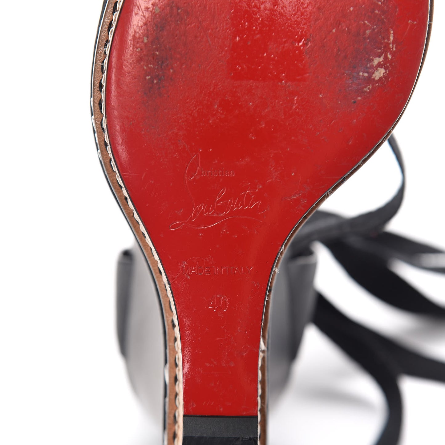 Shiny Calfskin Tribuli 140 Wedge Sandals 40 Black