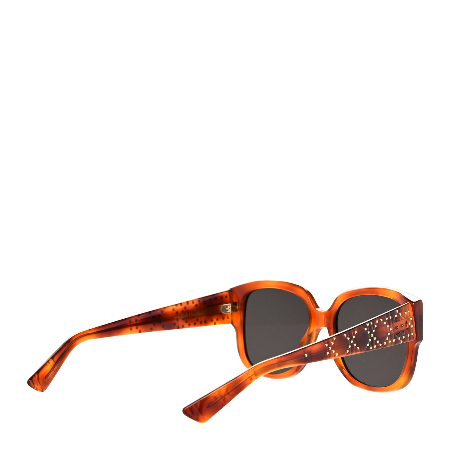 Lady Dior Studs Sunglasses Light Havana Grey