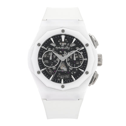 Hublot Ceramic Rubber 45mm Classic Fusion Aerofusion Chronograph Automatic Watch Black 525.HI.0170.RW.ORL21 1 of 5