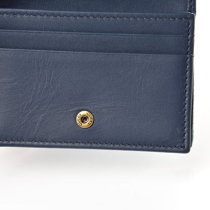 Gucci Denim Matelasse Pearly GG Marmont Card Case Wallet Blue 8 of 9