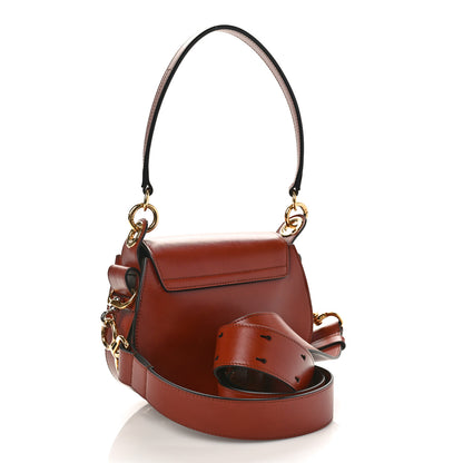 Chloe Calfskin Small Tess Bag Sepia Brown 2 of 9