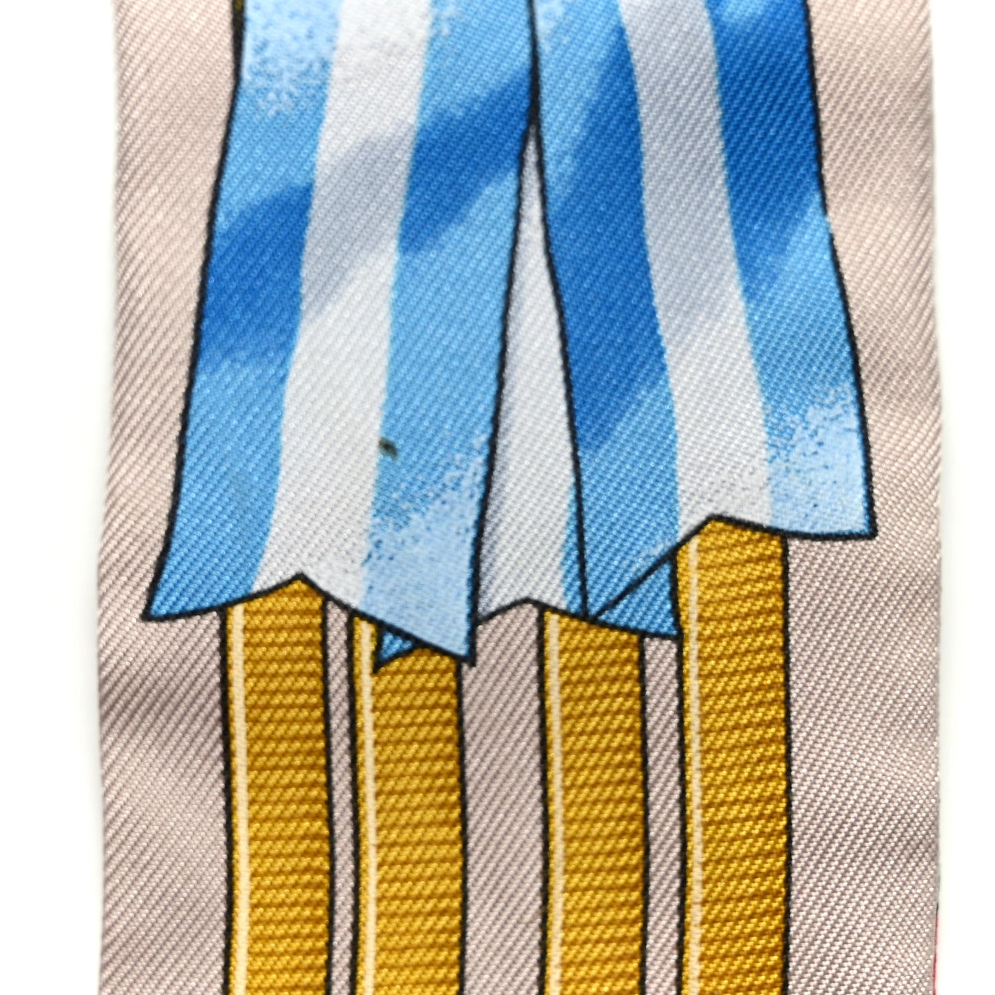 Silk Jumping Twilly Beige Rose Vieux Rose