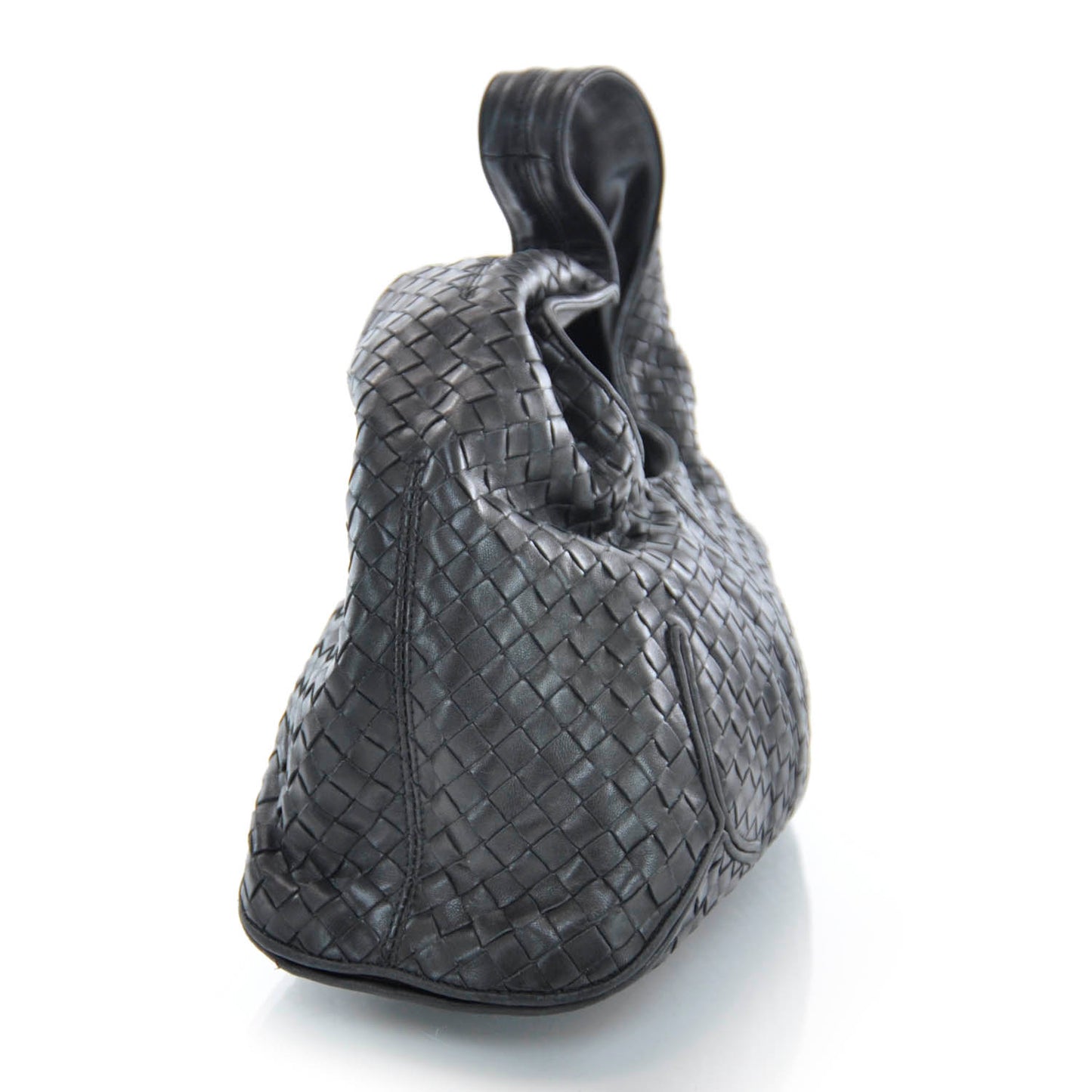 Nappa Intrecciato Ball Hobo Nero