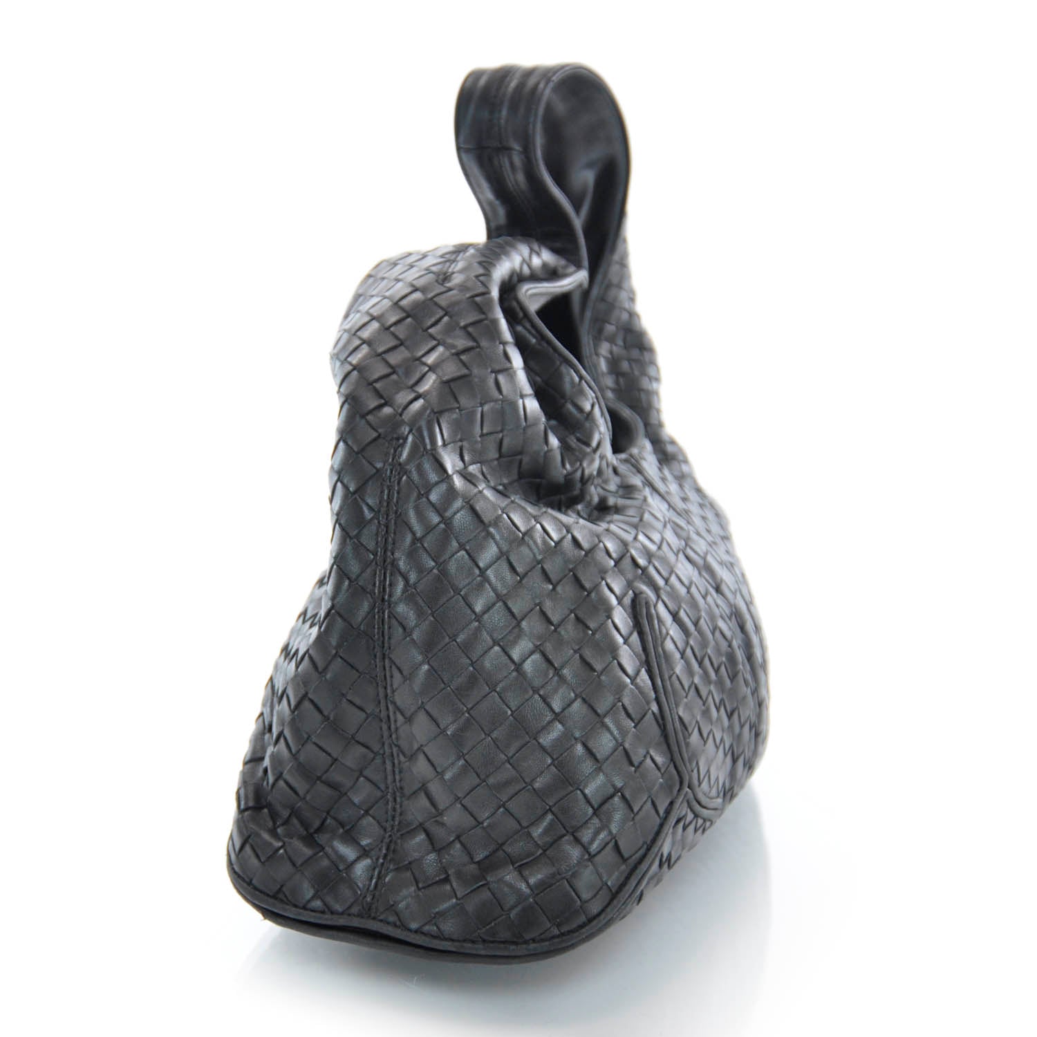 Bottega Veneta Nappa Intrecciato Ball Hobo Nero 6 of 9
