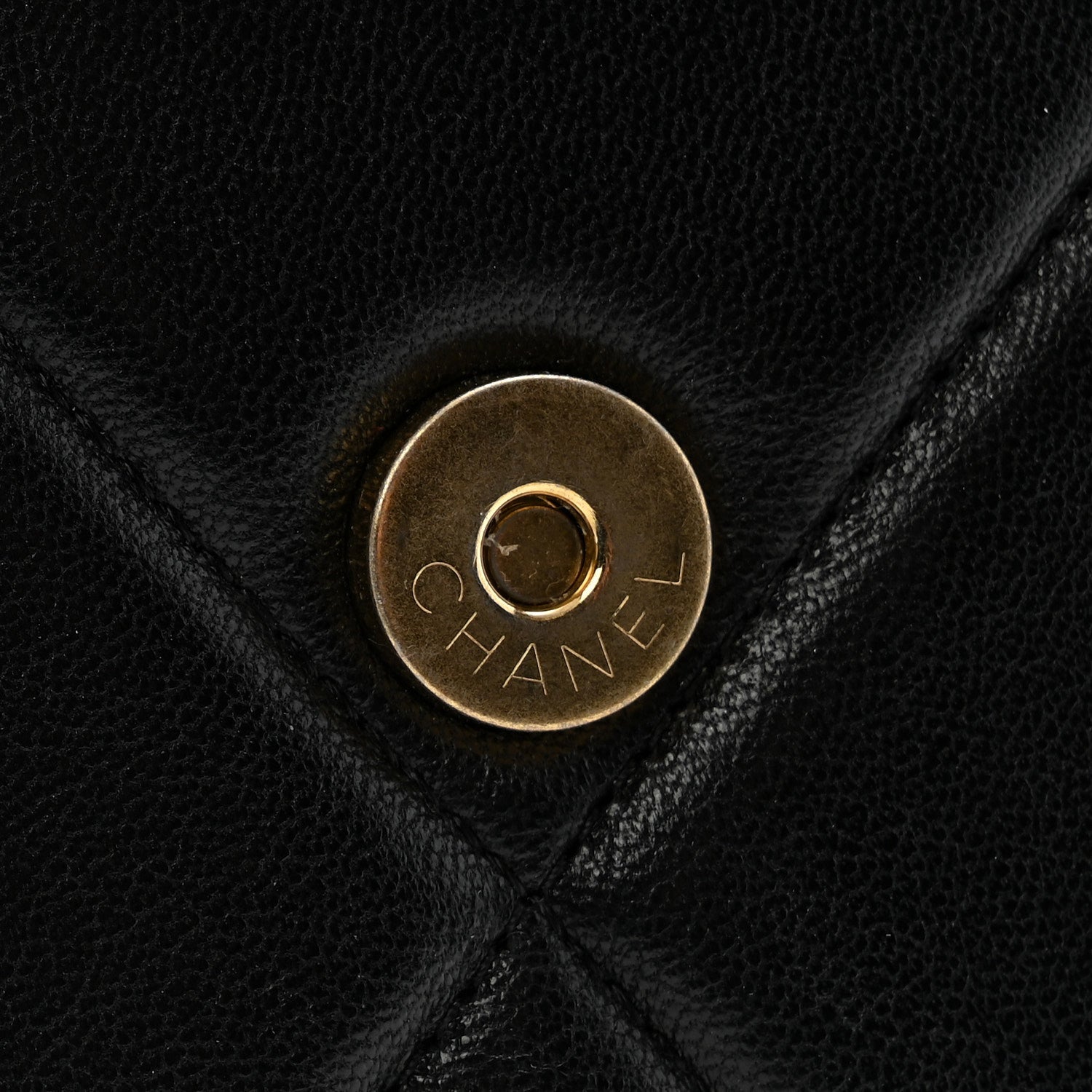 Chanel Lambskin Quilted Chanel 19 Wallet On Chain WOC Black 12 of 12