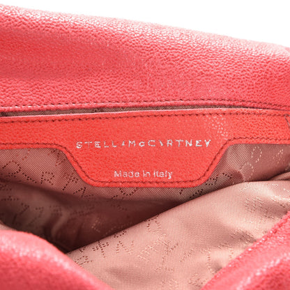 Stella McCartney Shaggy Deer Mini Falabella Fold Over Tote Pink Fluo 6 of 10