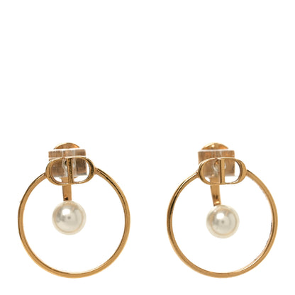 Christian Dior Pearl 30 Montaigne Earrings Gold 1 of 4