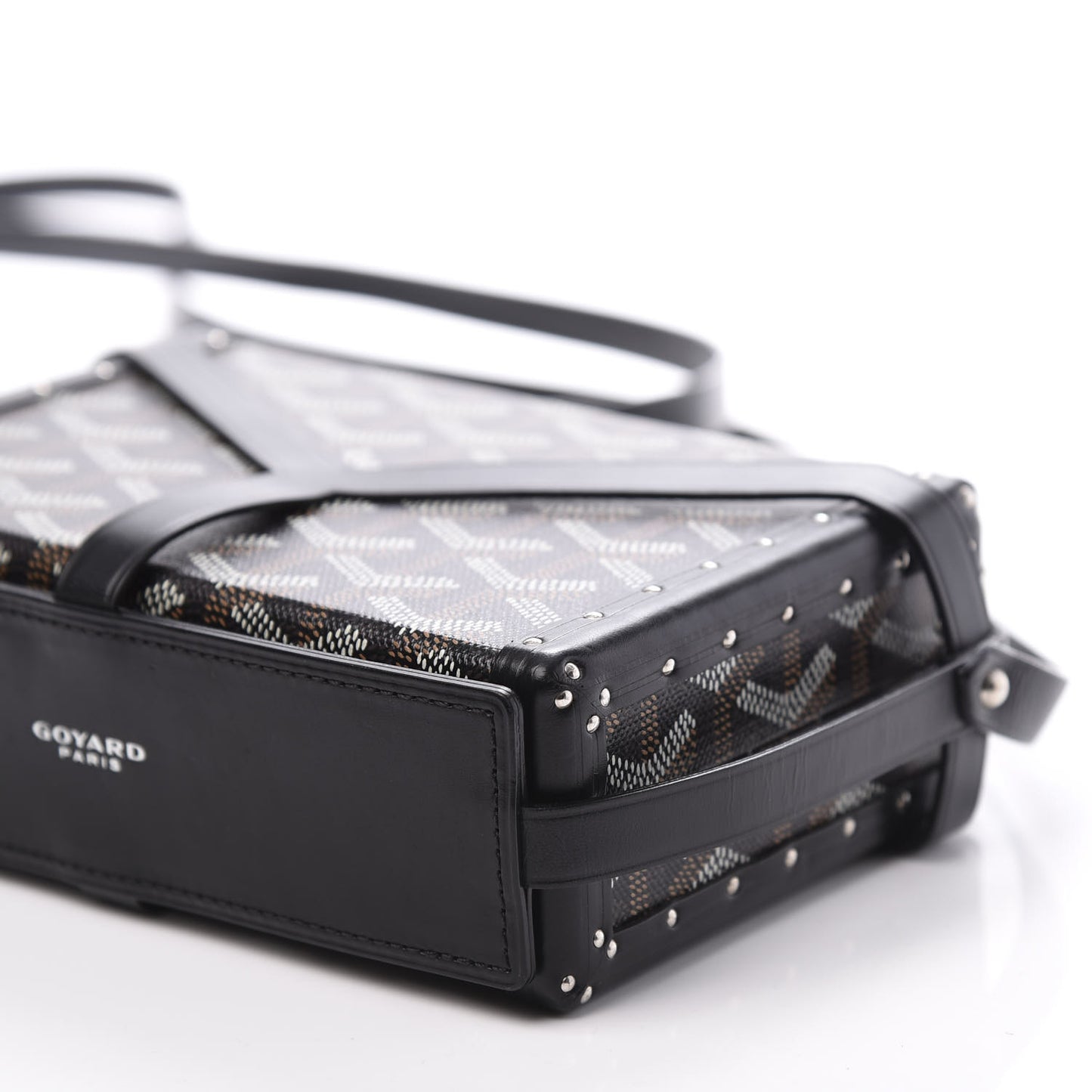 Goyardine Minaudiere Trunk Bag Black