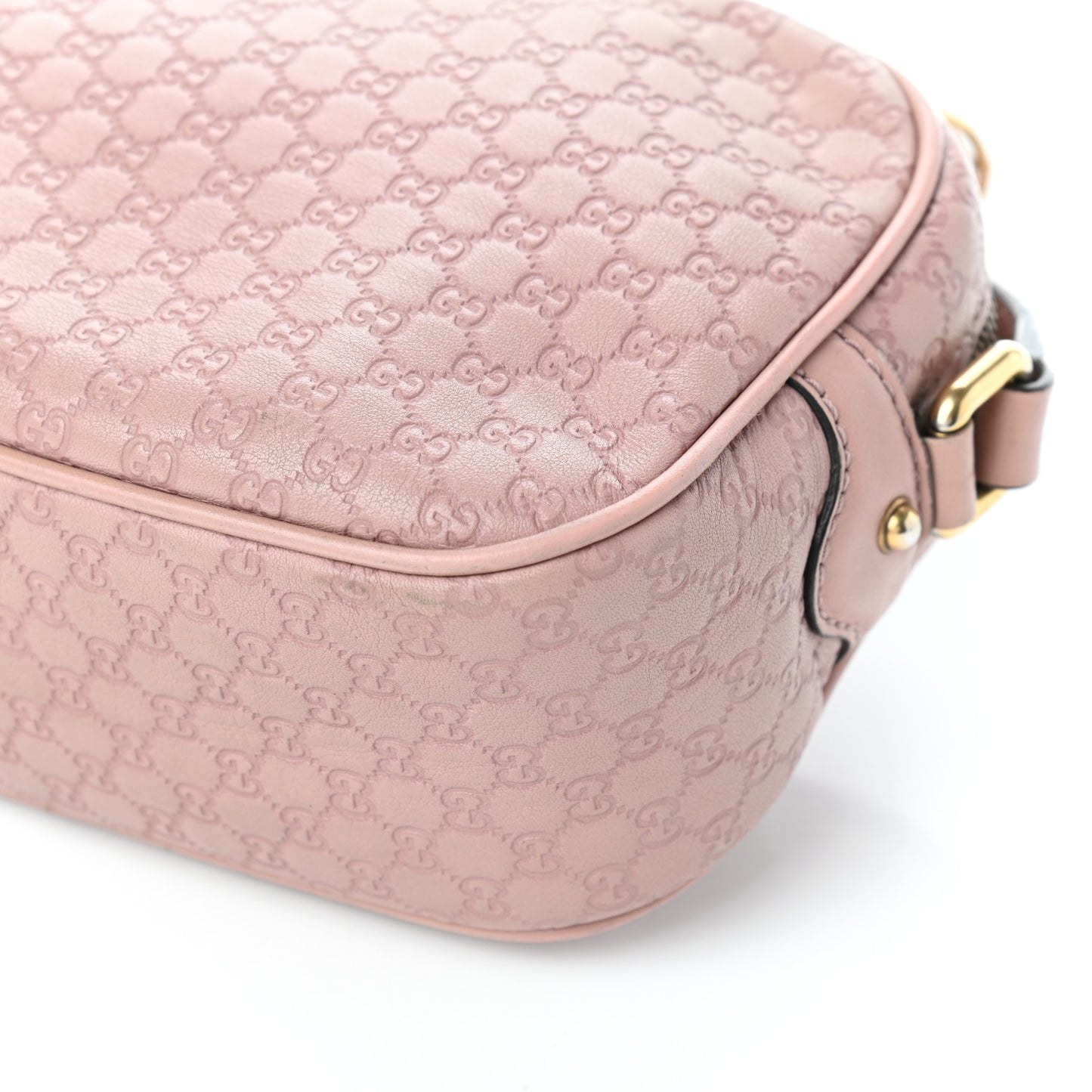 Microguccissima Sunshine Disco Crossbody Bag Light Pink