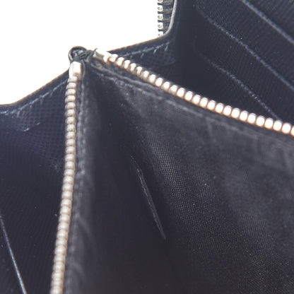 Prada Saffiano Zip Around Wallet Nero Black 7 of 12