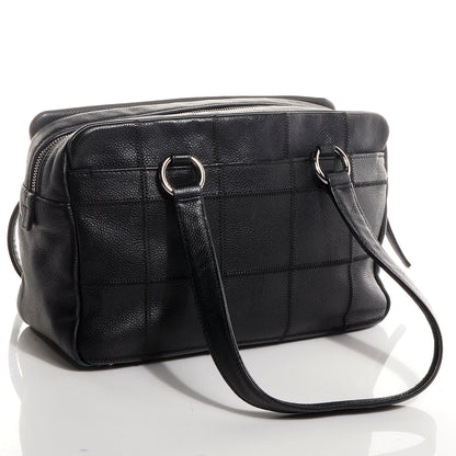 Chanel Caviar Square Stitched Tote Black 3 of 8