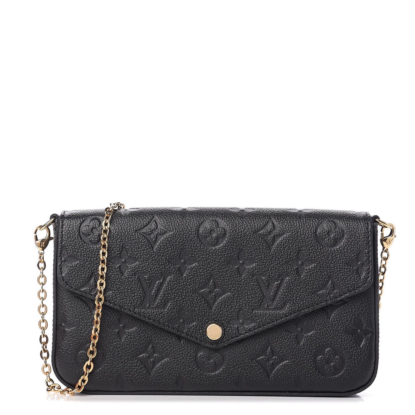 Empreinte Pochette Felicie Chain Wallet Black