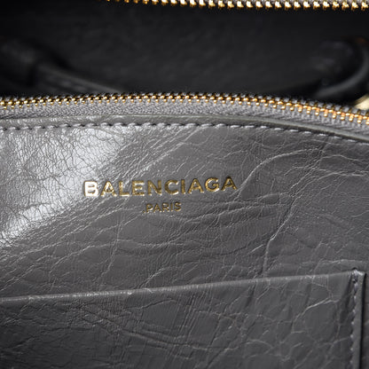 Balenciaga Agneau S Blanket Square Tote Gris Fumee 7 of 7
