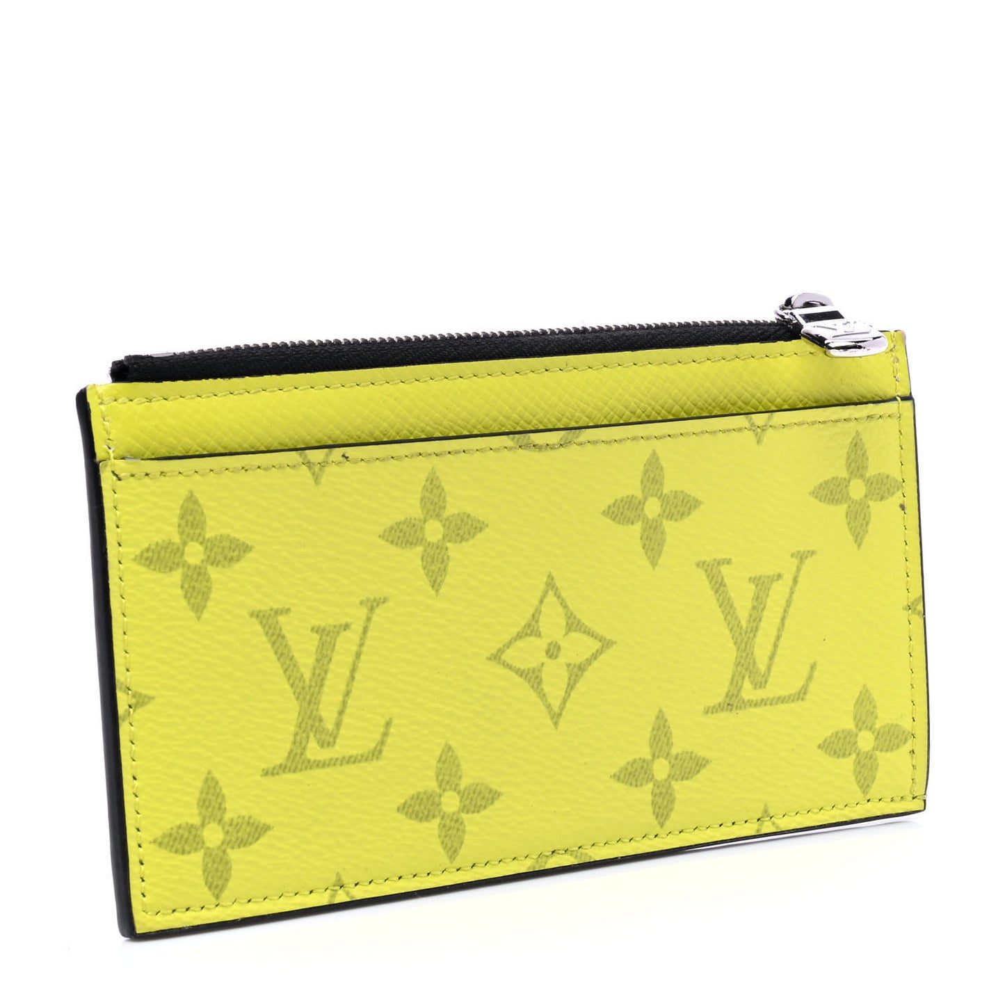 Monogram Taiga Coin Card Holder Yellow